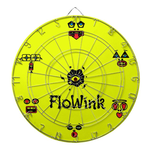 Goofy Face Dart Board (Front)