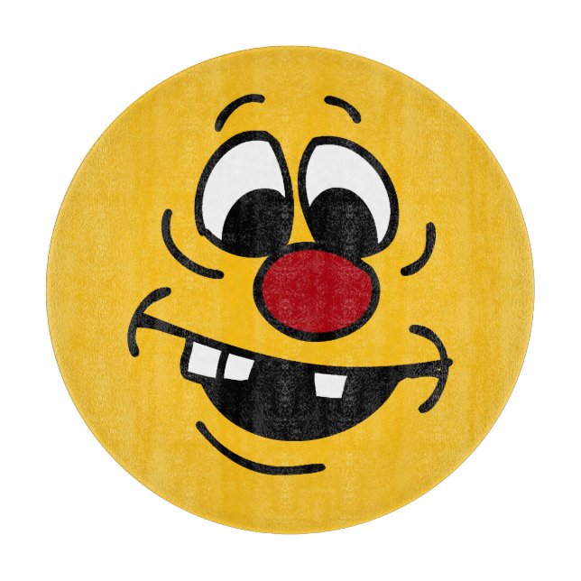 Goofy Face Grumpey Cutting Board (Front)