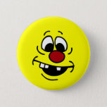 Goofy Face Grumpey Pinback Button at Zazzle