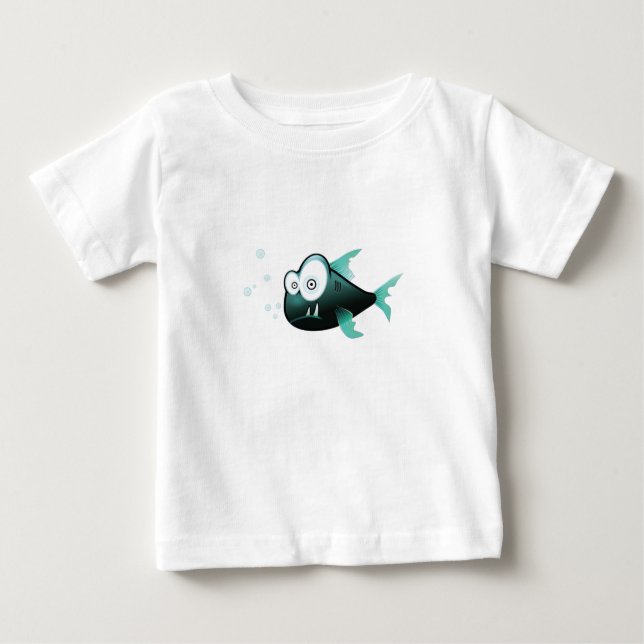 Goofy Fish Baby Tee (Front)