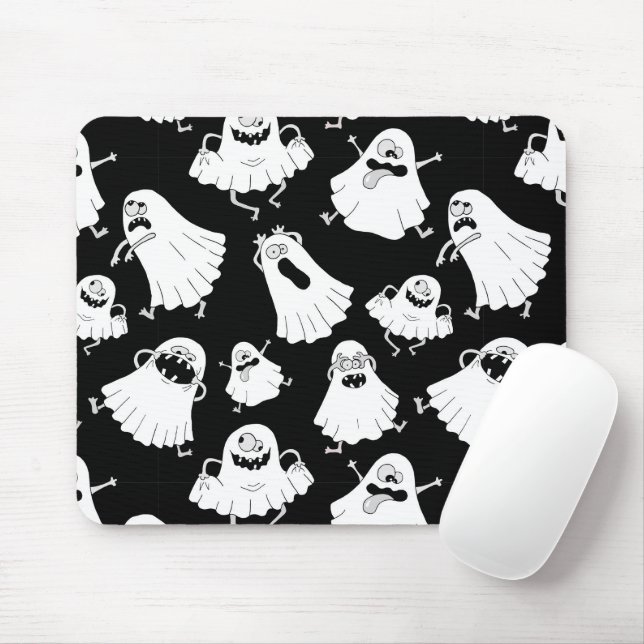 Goofy Ghosts Mouse Pad (With Mouse)
