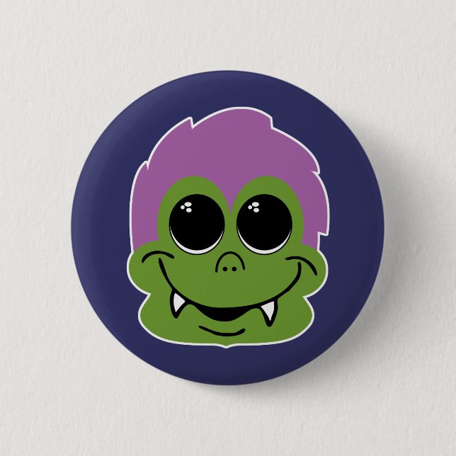 Goofy Goblin Pinback Button (Front)