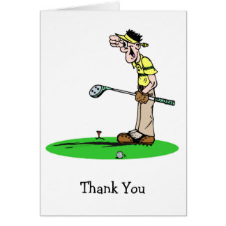 Golf Thank You Cards | Zazzle