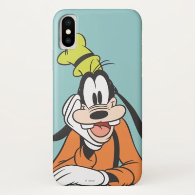 Goofy | Hand on Chin iPhone X Case