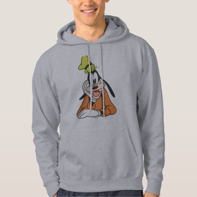 Goofy Hand-on-Chin Playful Design Hoodie