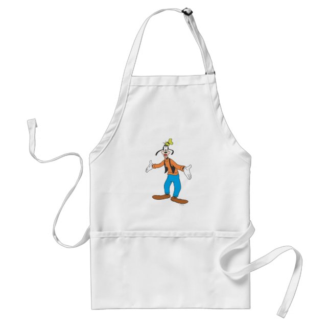 Goofy | Hands Wide Adult Apron (Front)