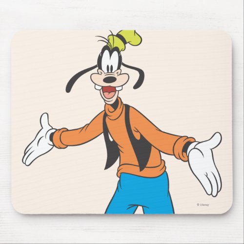 Goofy  Hands Wide Mouse Pad