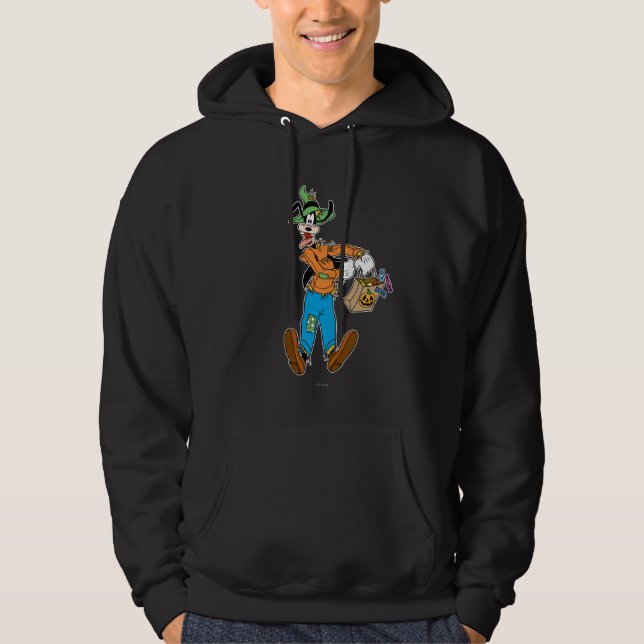 Goofy in Scarecrow Costume Hoodie (Front)