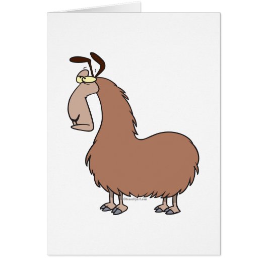 goofy llama cartoon (Front)