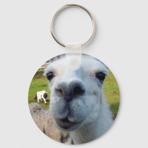 Goofy Llama Keychain