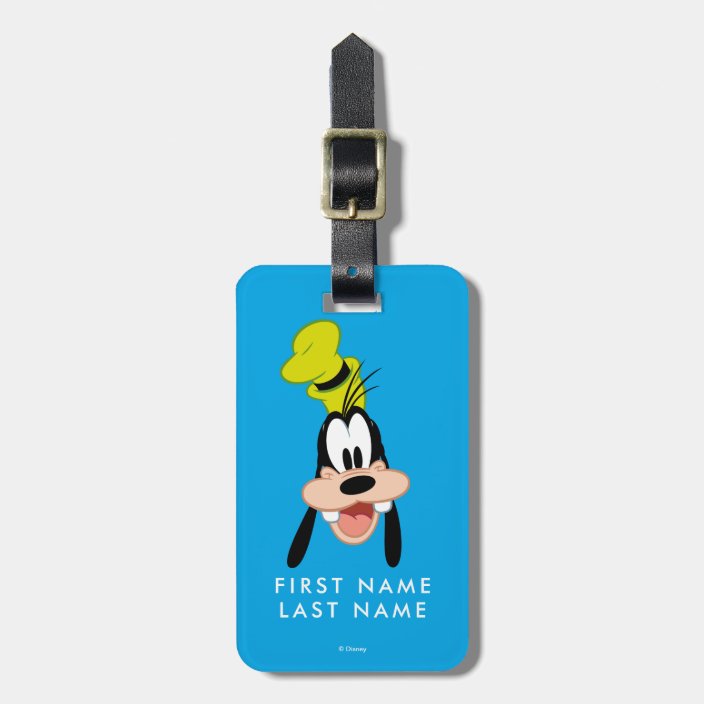 goofy luggage tag