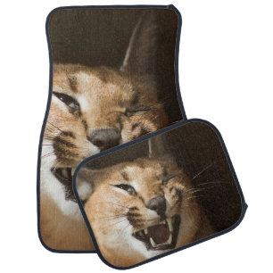 Goofy Lynx Car Floor Mat