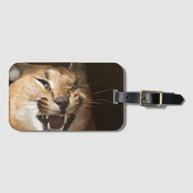 Goofy Lynx Luggage Tag (Front Horizontal)
