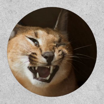 Goofy Lynx Patch by CustomizeYourWorld at Zazzle