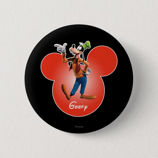 Goofy | Mickey Head Icon Button (Front)