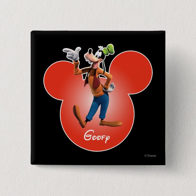 Goofy | Mickey Head Icon Button (Front)