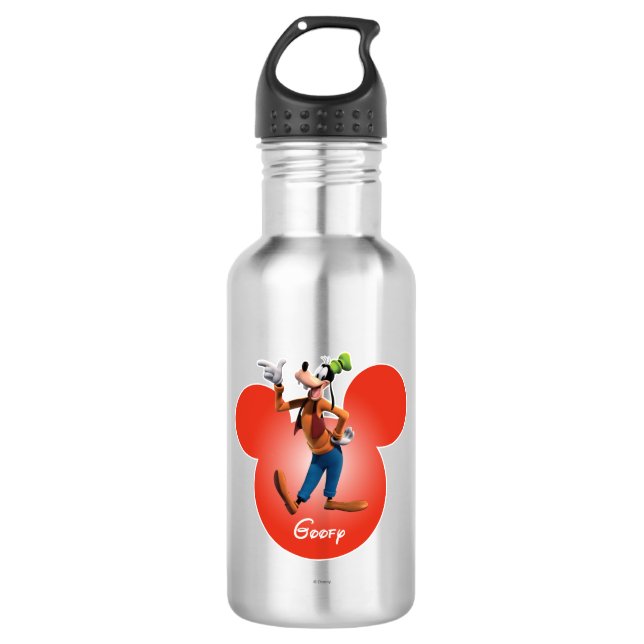 Goofy | Mickey Head Icon Water Bottle (Front)