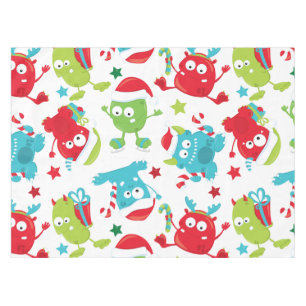 Goofy Monsters Holiday Tablecloth