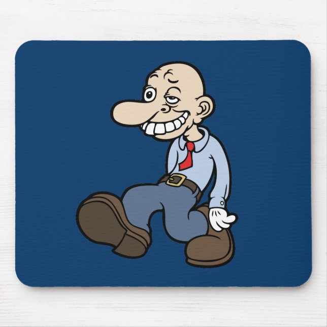 Goofy Office Guy Mouse Pad (Front)