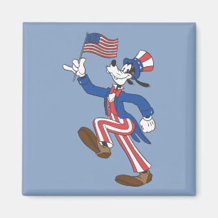 Goofy Patriotic Magnet