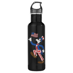 Goofy   Patriotic Stainless Steel Water Bottle