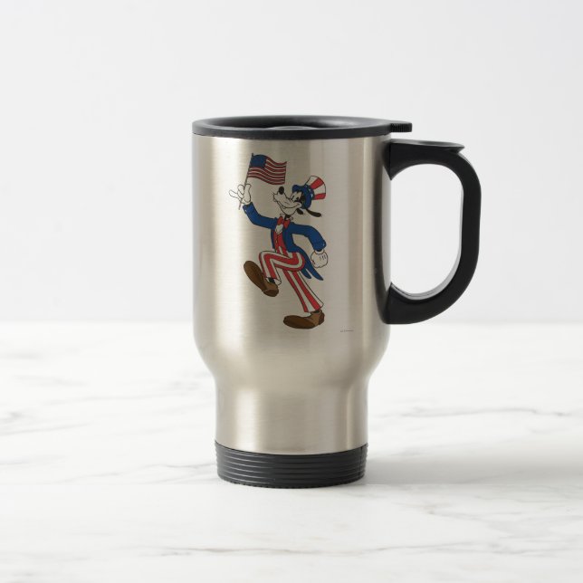 Goofy | Patriotic Travel Mug (Right)