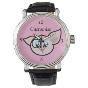 Goofy Pig Smiling Thunder_Cove Watch