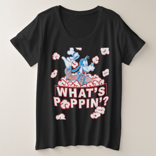 Goofy Popcorn Ringer T_Shirt for Boys