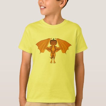 Goofy Pumpkin Dragon T-shirt by Emangl3D at Zazzle