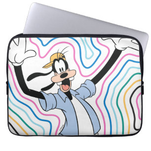 Goofy Retro Radiant Street Style Graphic Laptop Sleeve