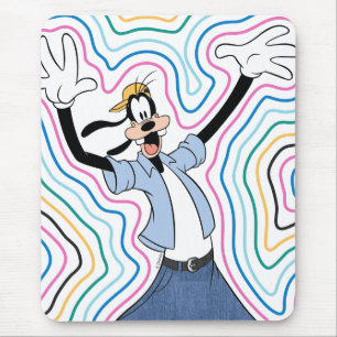Goofy Retro Radiant Street Style Graphic Mouse Pad