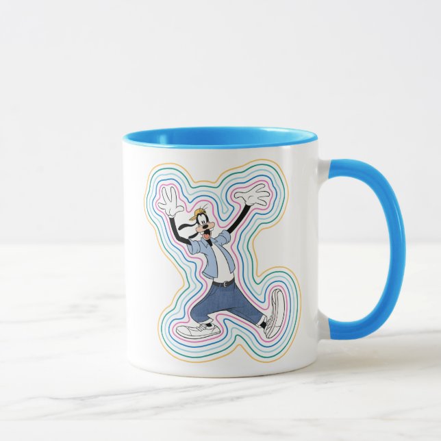 Goofy Retro Radiant Street Style Graphic Mug (Right)