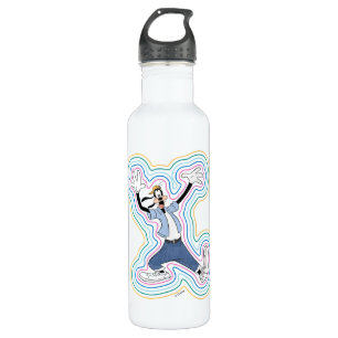Goofy Retro Radiant Street Style Graphic Stainless Steel Water Bottle