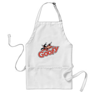 Goofy Retro Star Power Graphic Adult Apron