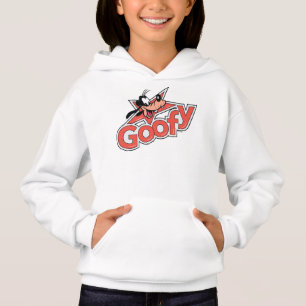 Goofy Retro Star Power Graphic Hoodie