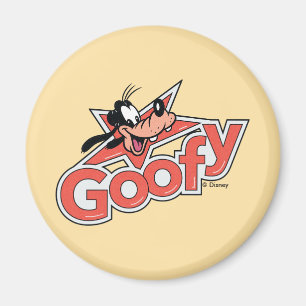 Goofy Retro Star Power Graphic Magnet