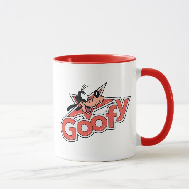 Goofy Retro Star Power Graphic Mug (Right)