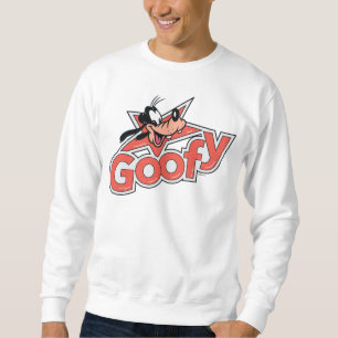Goofy Retro Star Power Graphic Sweatshirt