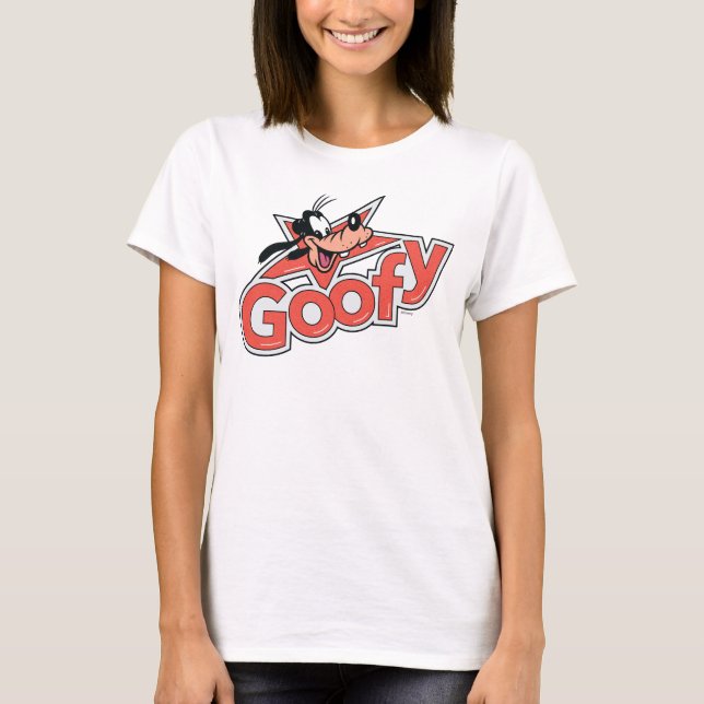 Goofy Retro Star Power Graphic T-Shirt (Front)