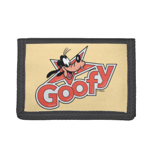 Goofy Retro Star Power Graphic Trifold Wallet