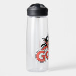 Goofy Retro Star Power Graphic Water Bottle<br><div class="desc">Make a statement with this high-impact, Goofy logo-style design! Featuring a cheerful Goofy peaking out from behind a bold, red shooting star, this artwork perfectly blends vintage animation vibes with a classic pop-art aesthetic. The custom, thick-contoured typography and textured red fill give the design a high-quality "decal" look that feels...</div>