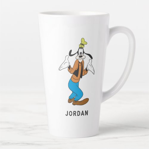 Goofy says I Dont Know Latte Mug