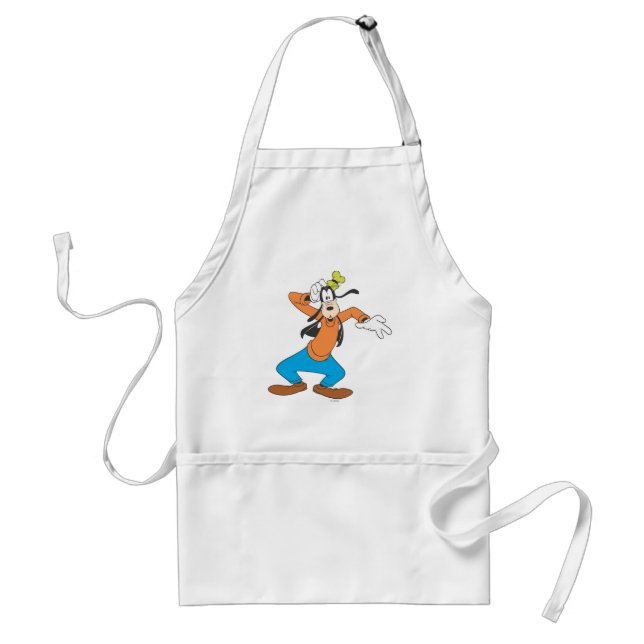 Goofy | Scratching Head Adult Apron (Front)