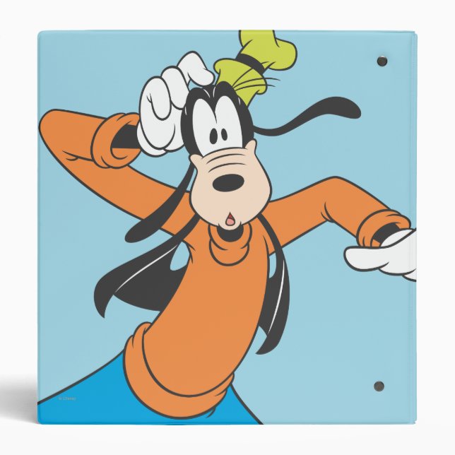 Goofy | Scratching Head Binder | Zazzle