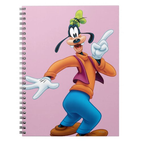 Goofy  Side Finger Up Notebook