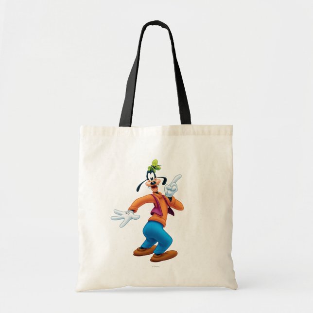 Goofy | Side Finger Up Tote Bag (Front)