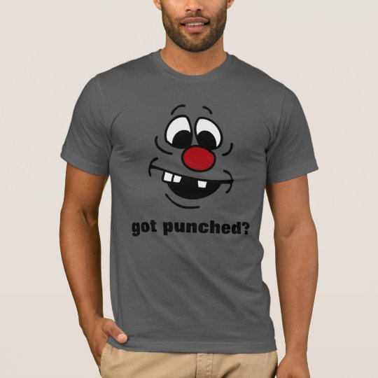 Goofy Smiley Face Grumpey T-Shirt