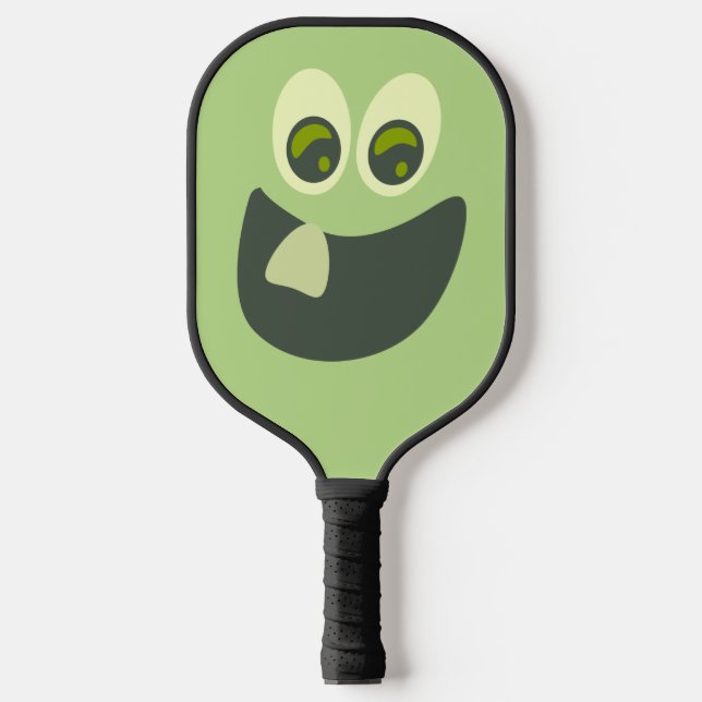 Goofy Tooth Grin Pickleball Paddle (Front)