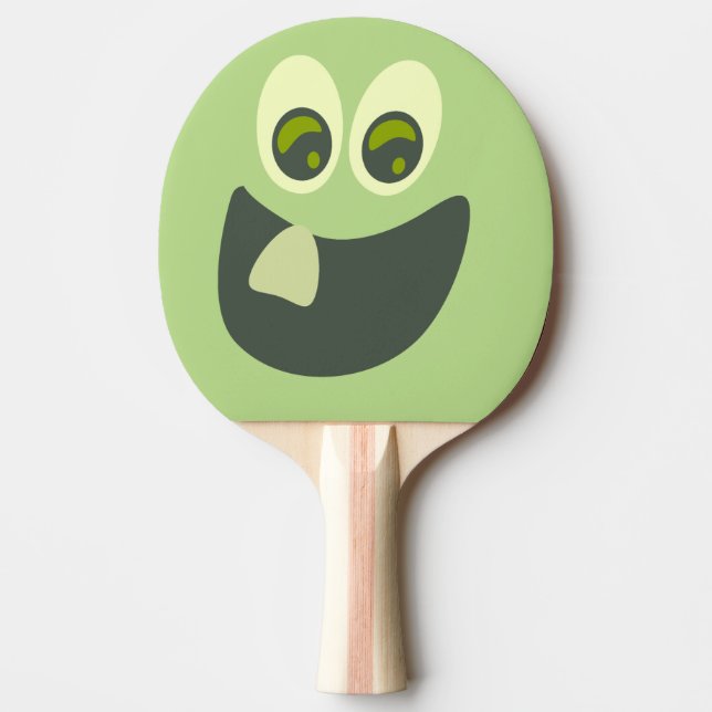 Goofy Tooth Grin Ping-Pong Paddle (Front)