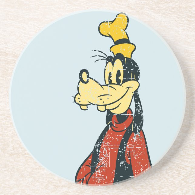 Goofy | Vintage Sandstone Coaster (Front)